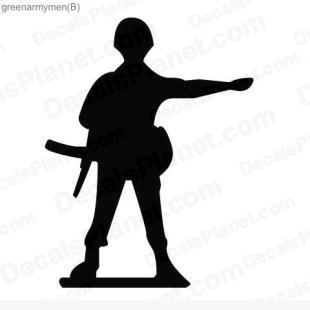 Army rifleman  listed in other decals.