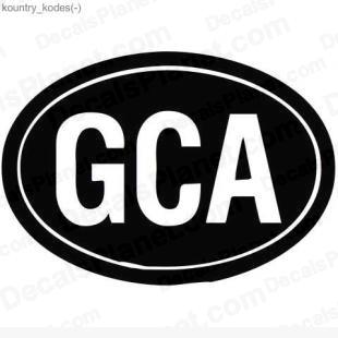 GCA country sign listed in useful signs decals.