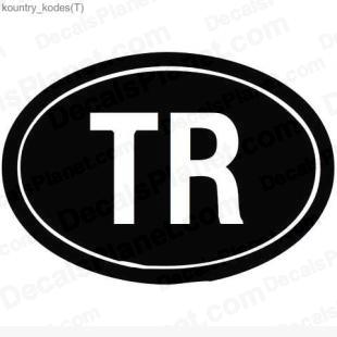 TR country sign listed in useful signs decals.