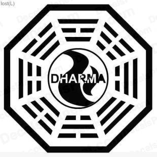 Lost Dharma logo 2 listed in other decals.