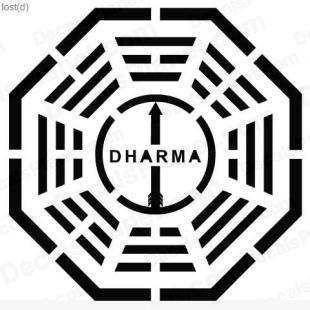 Lost Dharma logo 5 listed in other decals.