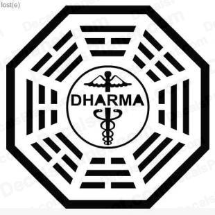 Lost Dharma logo 6 listed in other decals.