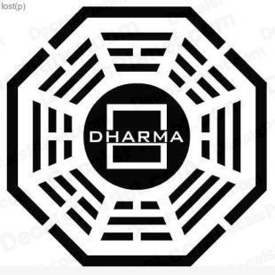 Lost Dharma logo 9 listed in other decals.
