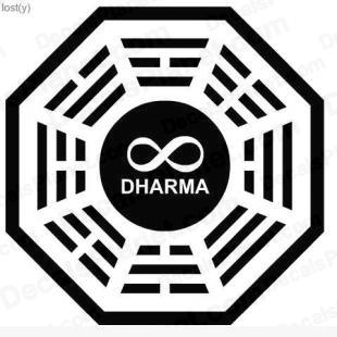 Lost Dharma logo 11 listed in other decals.