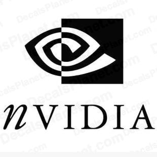 Nvidia modern logo listed in computer decals.