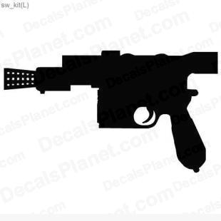 Star Wars Blaster 1 listed in cartoons decals.