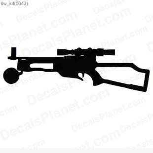 Star Wars Blaster 7 listed in cartoons decals.