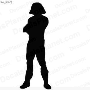 Star Wars character 4 listed in cartoons decals.