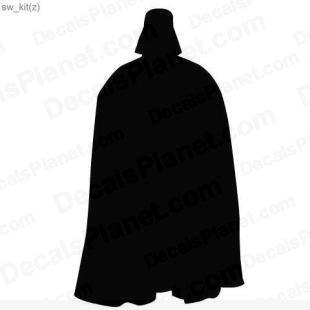 Star Wars Darth Vader listed in cartoons decals.