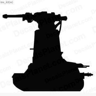 Star Wars gun turret 3 listed in cartoons decals.