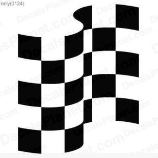 Racing flag listed in useful signs decals.