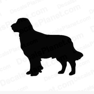 Bernese mountain dog listed in animals decals.