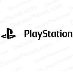 Playstation full logo listed in video games decals.