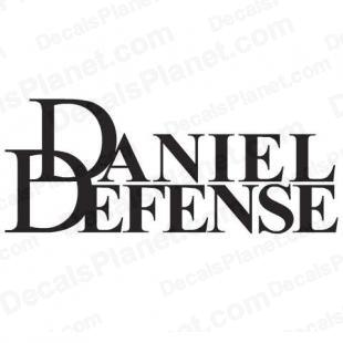 Daniel Defense logo listed in firearm companies decals.