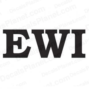 EWI custom logo (akai font) listed in other decals.