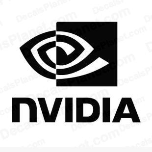 Nvidia logo listed in computer decals.