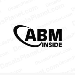 ABM Inside listed in funny decals.