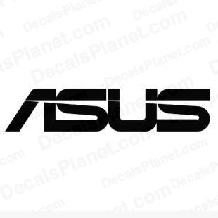 Asus logo listed in computer decals.