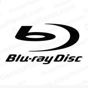 Blu ray disc logo listed in computer decals.