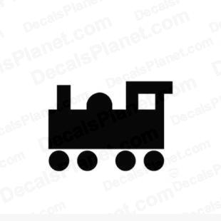 Toy train listed in other decals.