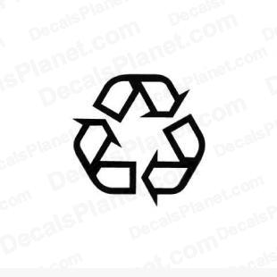 Recycling logo (recycle) listed in other decals.