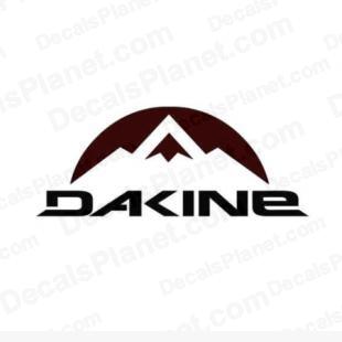 Dakine logo listed in sports brands decals.