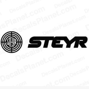 Steyr (Steyr Mannlicher) full logo listed in firearm companies decals.
