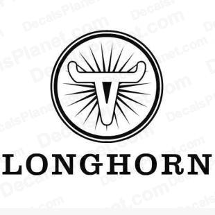 Windows Longhorn logo listed in computer decals.