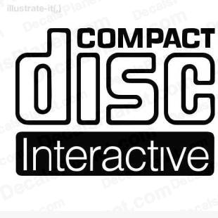 Compact disc Interactive listed in computer decals.