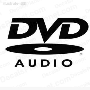 DVD audio listed in computer decals.