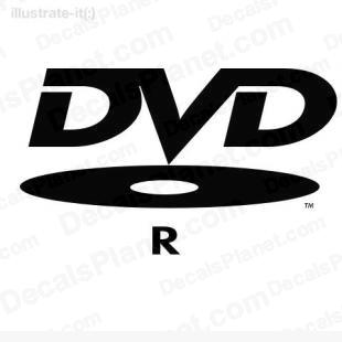 DVD-R logo listed in computer decals.
