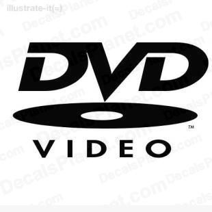DVD video listed in computer decals.