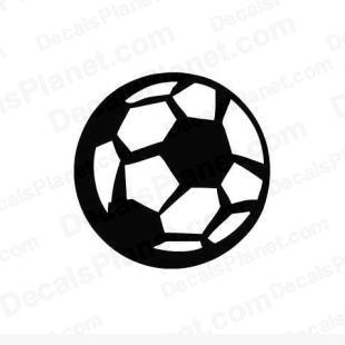 Soccer ball (UK football) listed in sports decals.