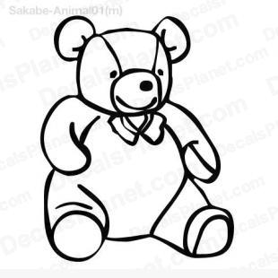 Teddy bear 2 listed in animals decals.