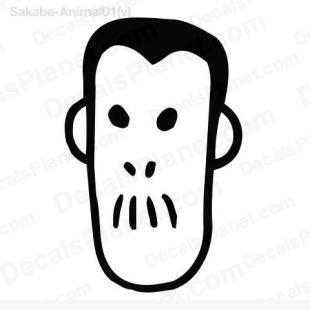 Tribe head listed in cartoons decals.