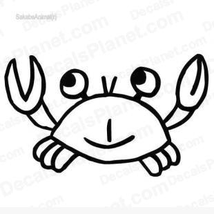 Crab 2 listed in cartoons decals.