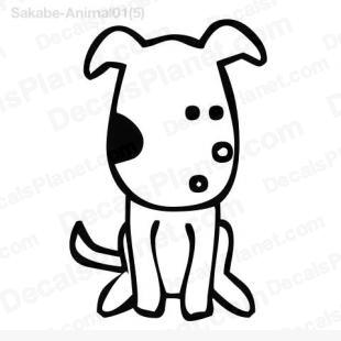 Dog drawing 1 listed in cartoons decals.