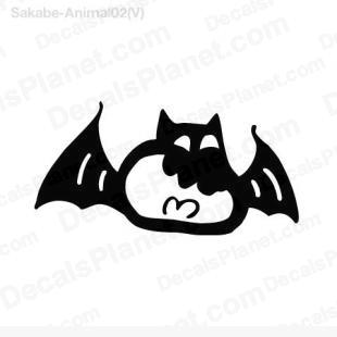 Evil bat 4 listed in cartoons decals.