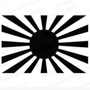 Japanese Imperial Army Flag listed in firearm companies decals.