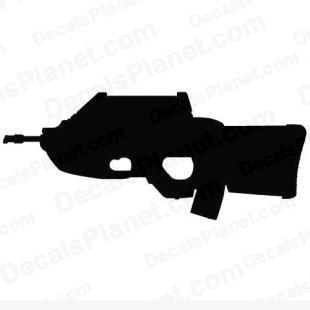 FN F2000 listed in firearm companies decals.