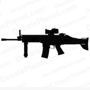 FN SCAR (SCAR-L or Mk16) listed in firearm companies decals.