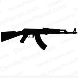 Ak47 listed in firearm companies decals.