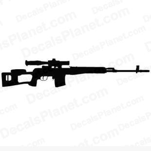 Dragunov SVD listed in firearm companies decals.