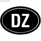DZ country sign