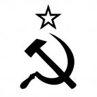 Soviet union sickle hammer