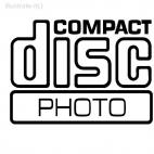 Compact disc photo