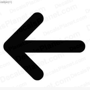 Cellphone Left symbol listed in useful signs decals.