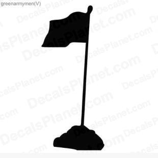 Army flag pole listed in other decals.
