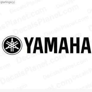 Yamaha full logo listed in music and bands decals.