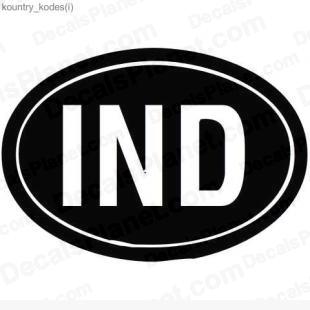 India country sign listed in useful signs decals.